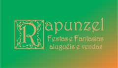 Logo Rapunzel Festas e Fantasias Alugeis e Vendas